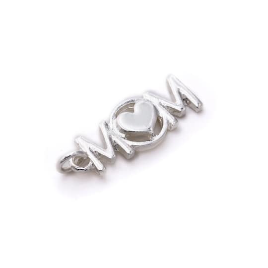 Silver Plated Mom Charm by Bead Landing™
